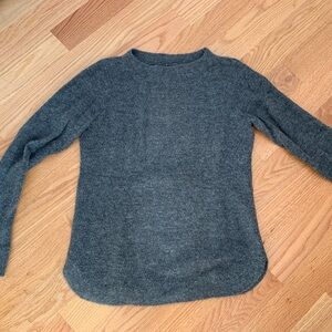 LOFT Charcoal Crew Neck Sweater